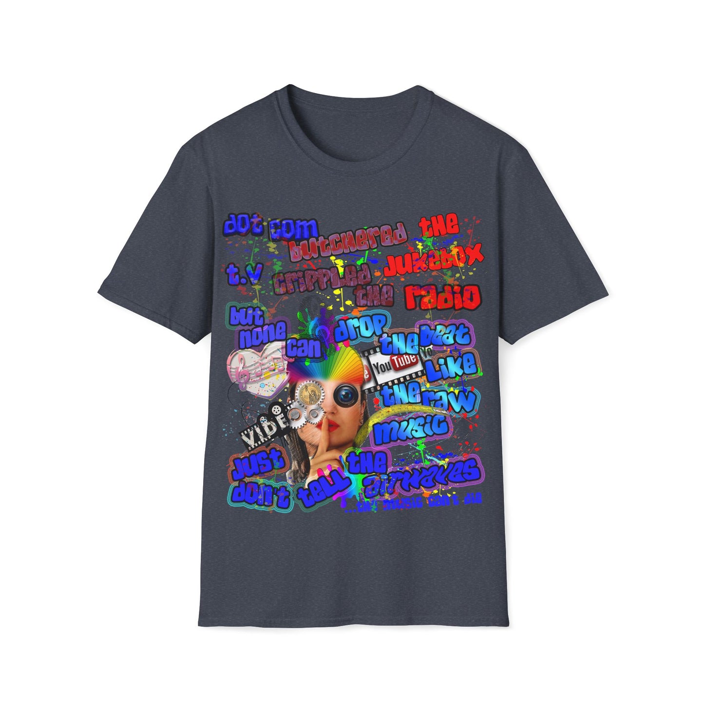 drop the beat - Unisex Softstyle T-Shirt