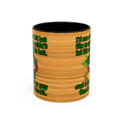 turtle race - Accent Mug (butterscotch wood finish)