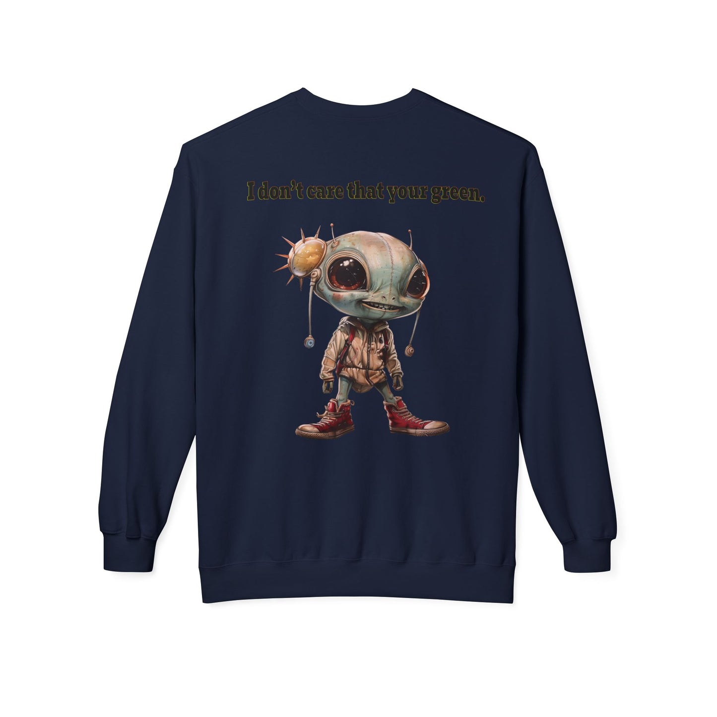 I don't care that your grey - Unisex Midweight Softstyle Fleece Crewneck Sweatshirt