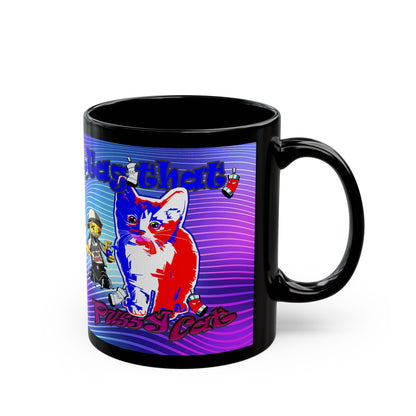 tag that - Black Mug (purple wave)