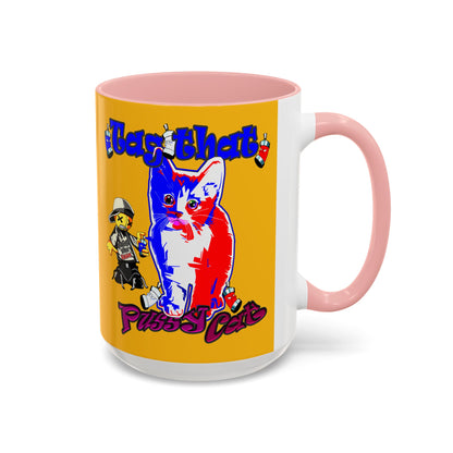 tag that - Accent Mug (yellow)