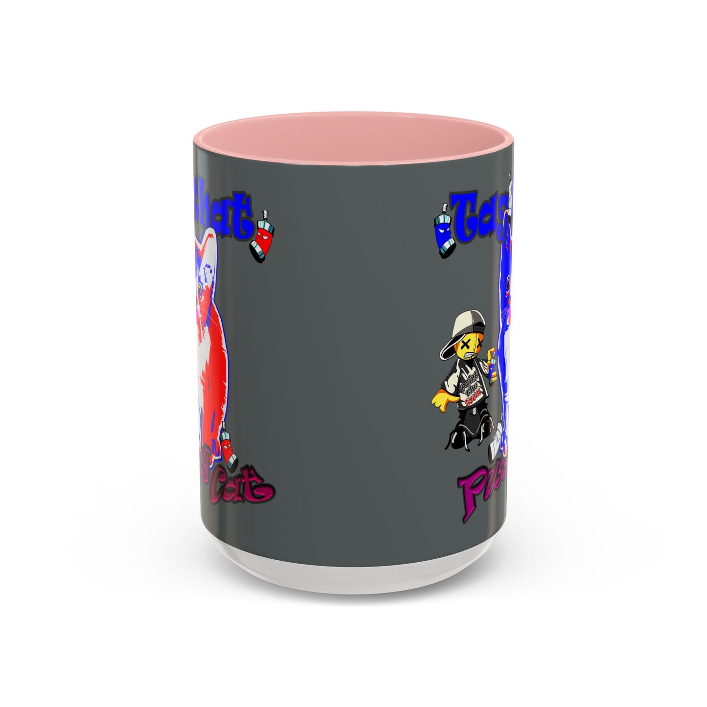 tag that - Accent Mug (dark grey)