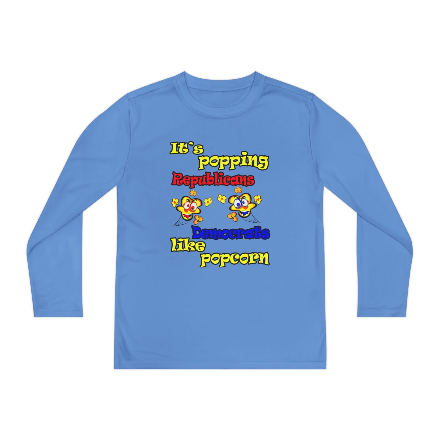 popping like popcorn - Youth Long Sleeve Competitor Tee
