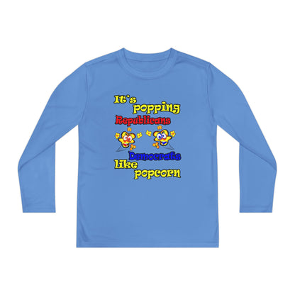 popping like popcorn - Youth Long Sleeve Competitor Tee