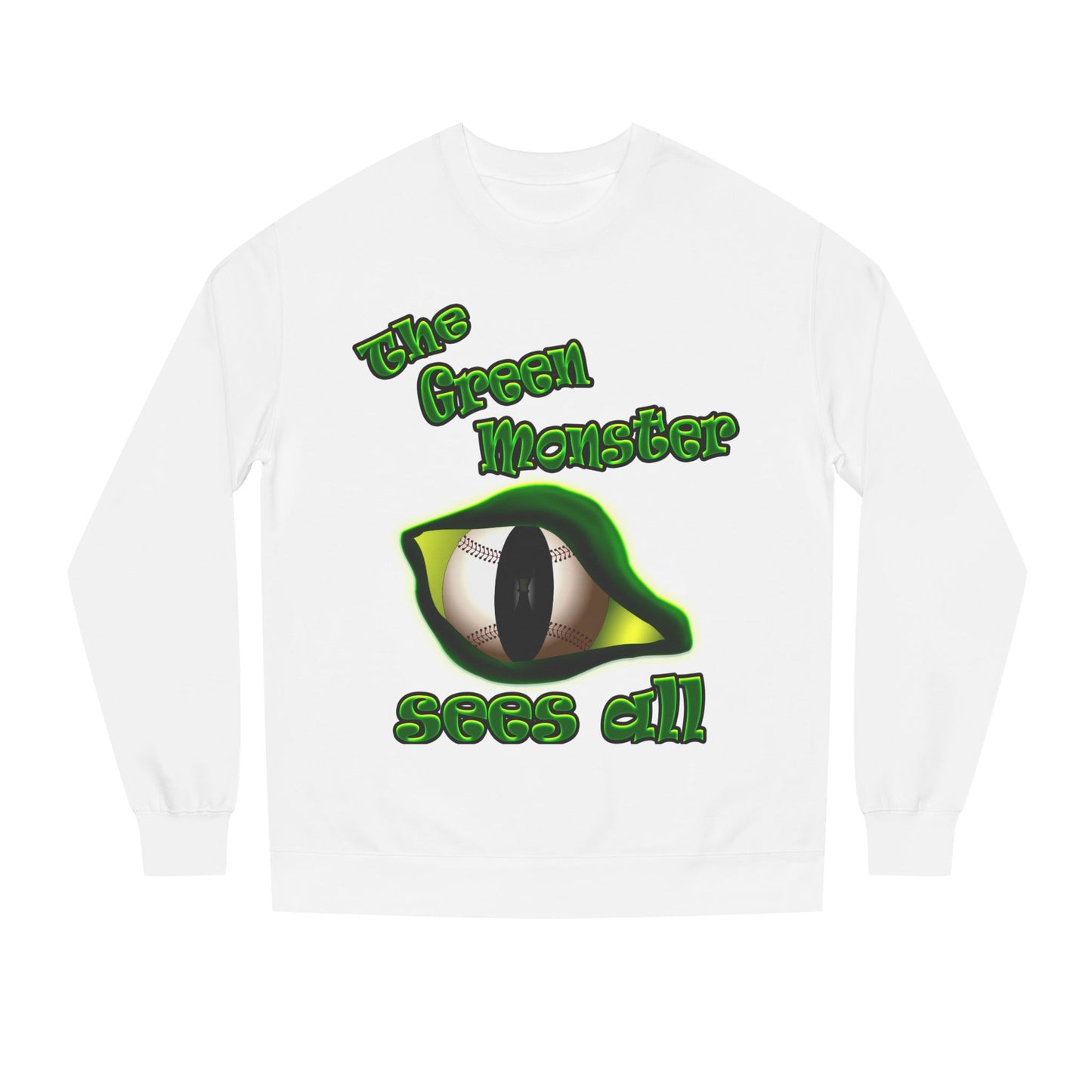 green monster - Unisex Crew Neck Sweatshirt