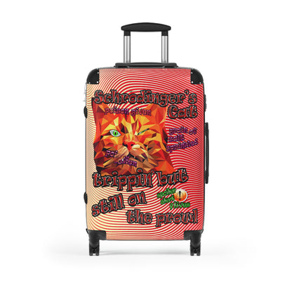 schrodinger's cat - Suitcase (yellow-orange wave)