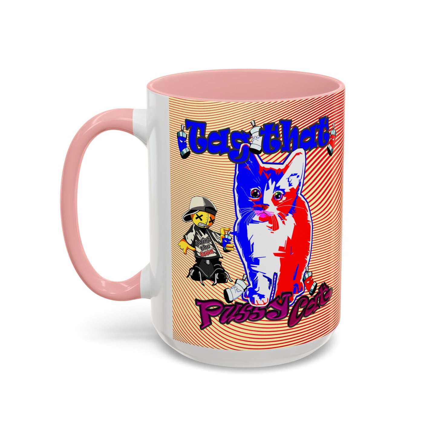 tag that - Accent Mug (yellow-orange wave)