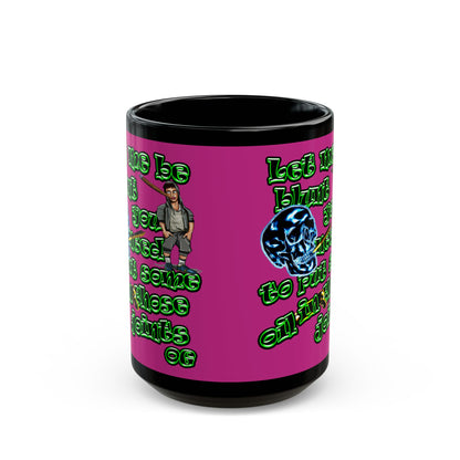 og - Black Mug (pink)