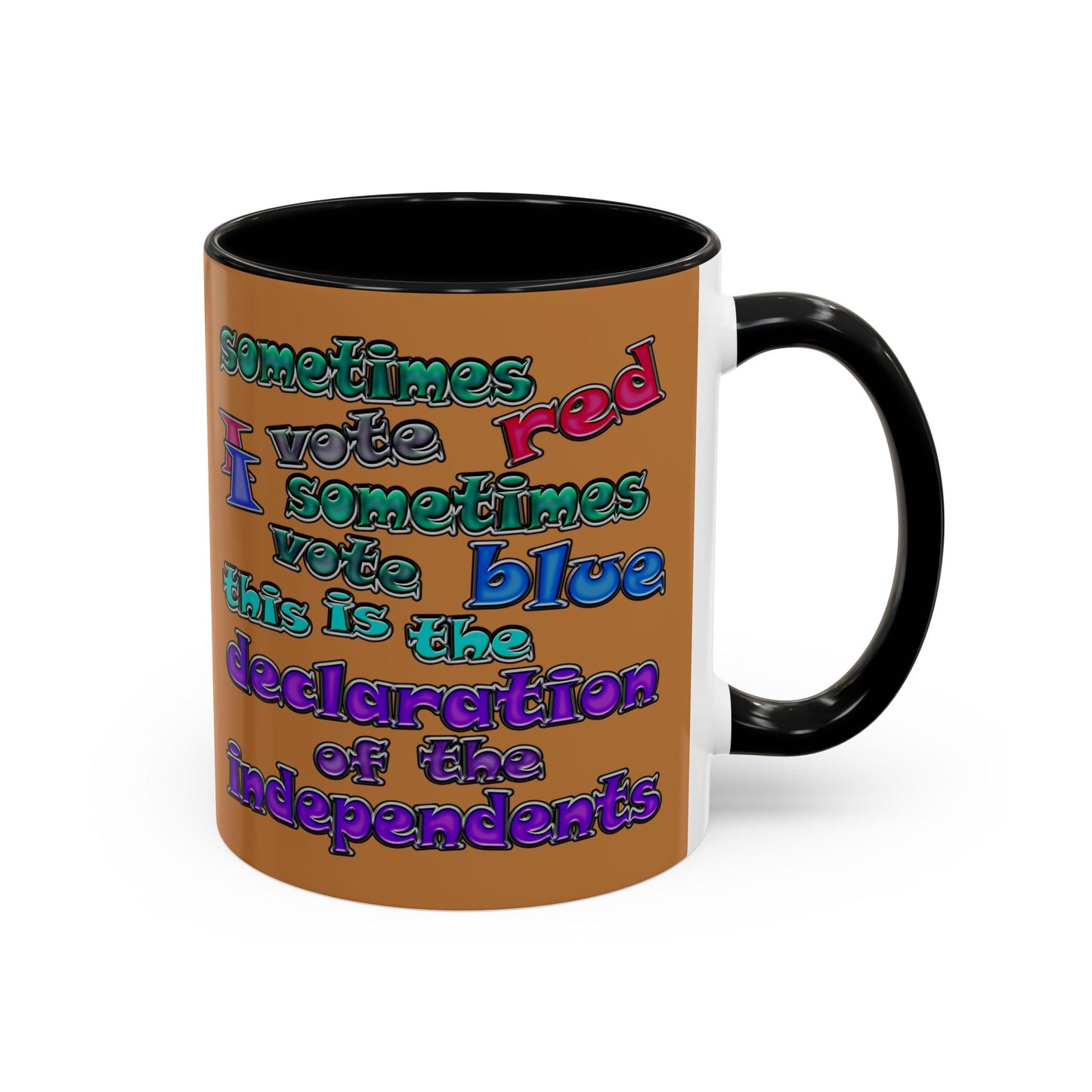 declaration of the independents - Accent Mug (light brown)