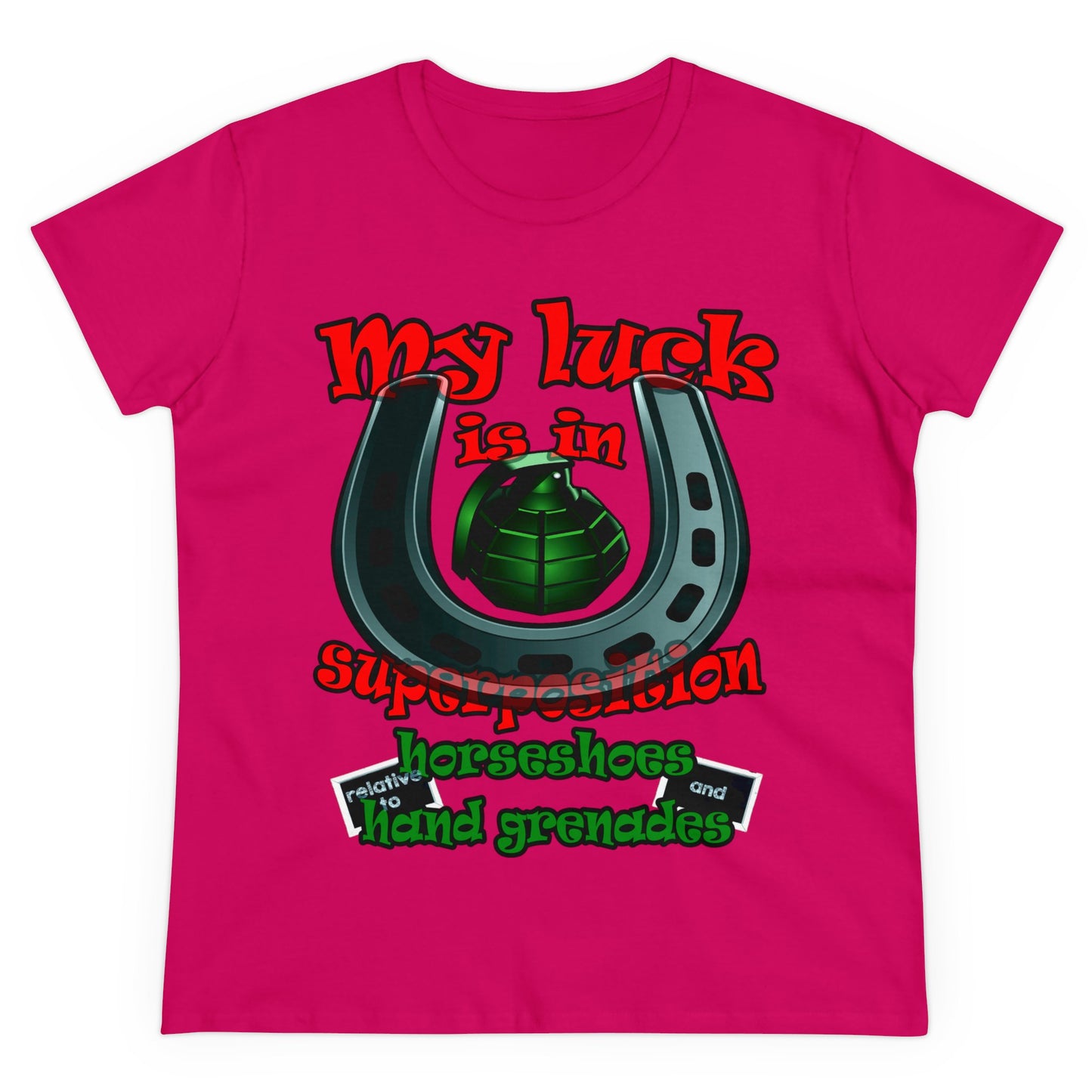 my luck - Women's Midweight Cotton Tee