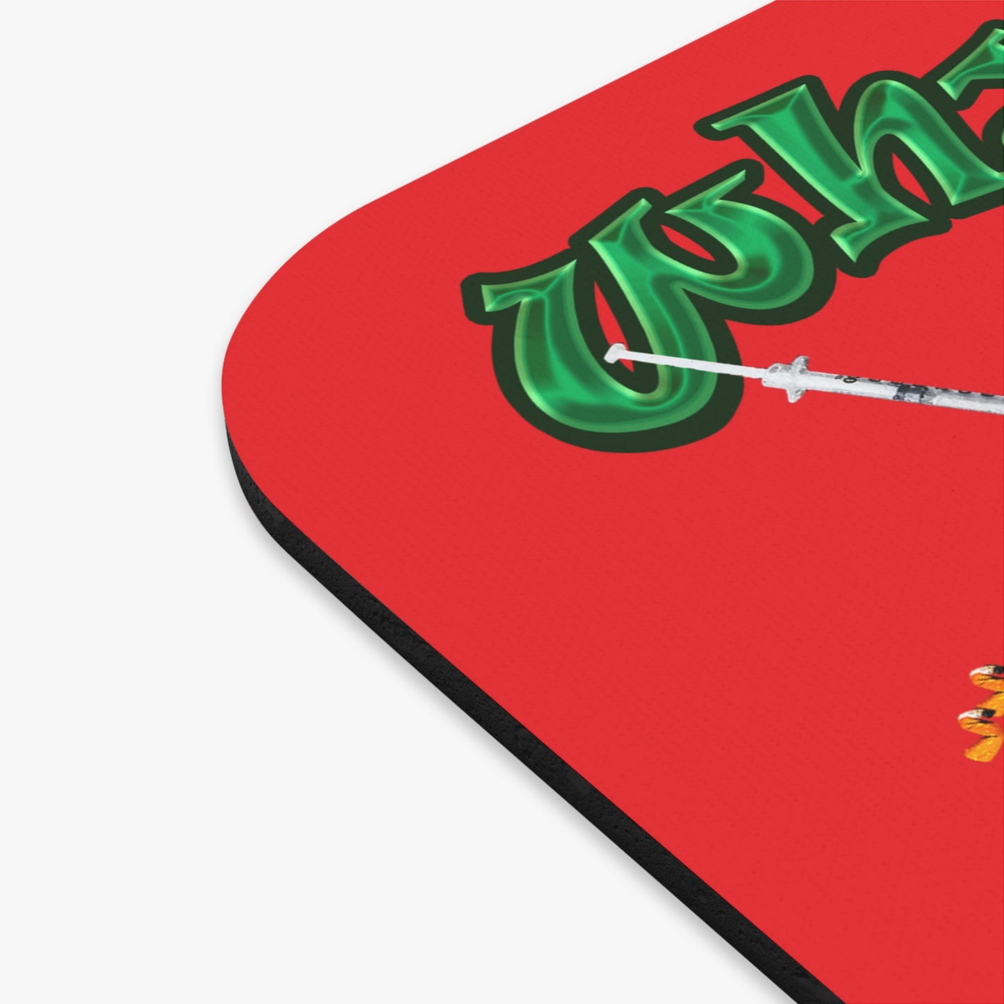 the bum's shit - Mouse Pad (Rectangle) (red)