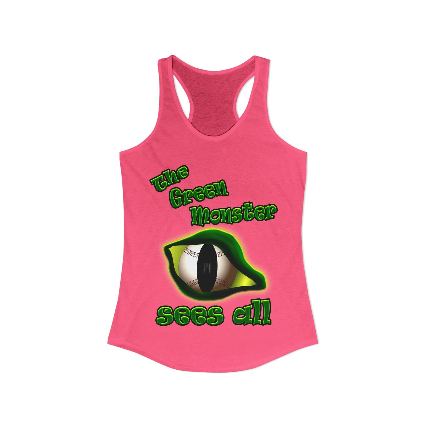 green monster - Women's Ideal Racerback Tank