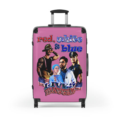 rw&b lives matter - Suitcase (light pink)