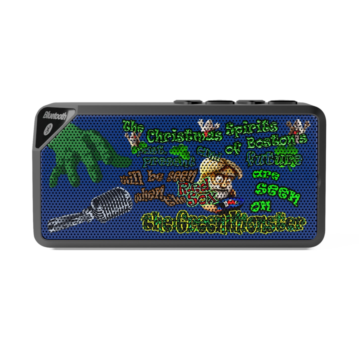 christmas spirits of boston - Jabba Bluetooth Speaker (dark blue)