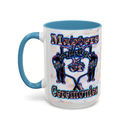 em cee squared - Accent Mug (white marble)