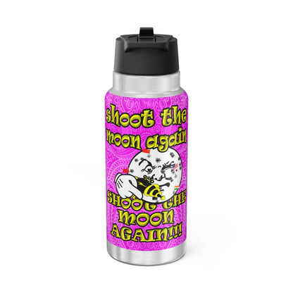 shoot the moon again - Gator Tumbler, 32oz  (pink swirl)