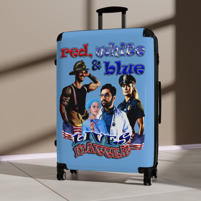 rw&b lives matter - Suitcase (light blue)