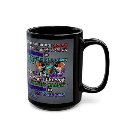 doggystyle - Black Mug (grey-light grey)