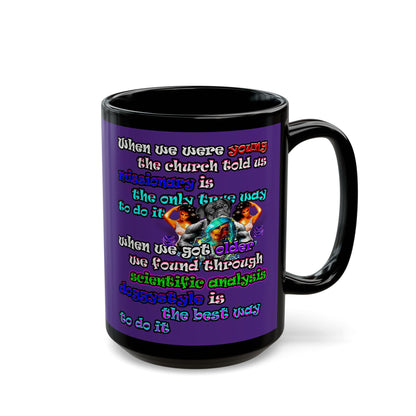 doggystyle - Black Mug (purple)