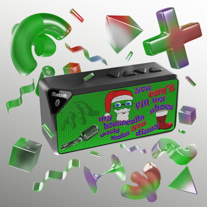 santa's shoes - Jabba Bluetooth Speaker (logo green)