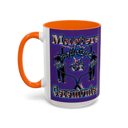em cee squared - Accent Mug (purple)