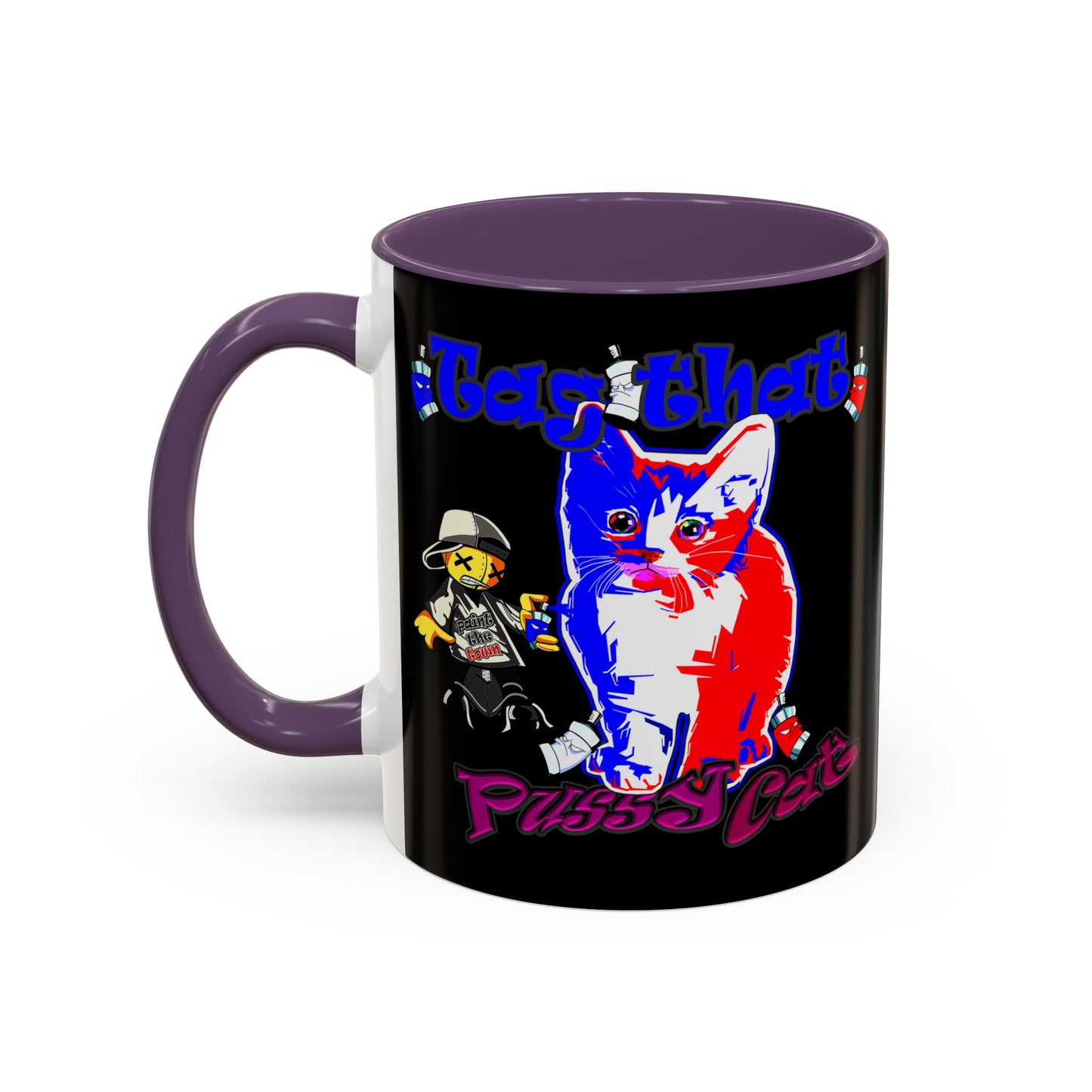 tag that - Accent Mug (black)