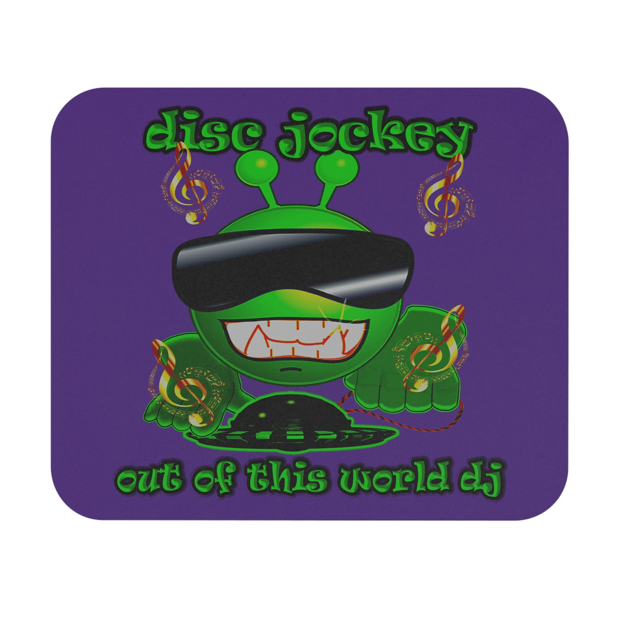 disc jockey - Mouse Pad (Rectangle) (purple)