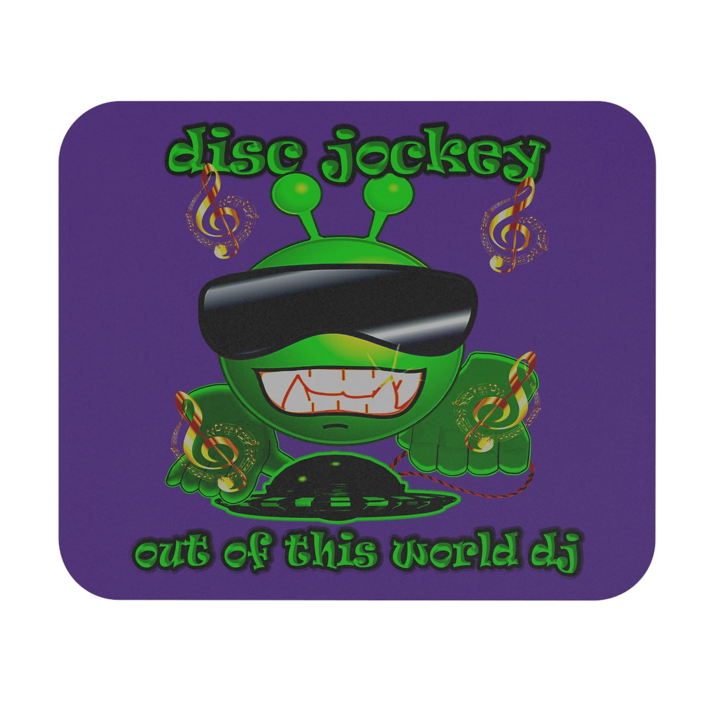 disc jockey - Mouse Pad (Rectangle) (purple)