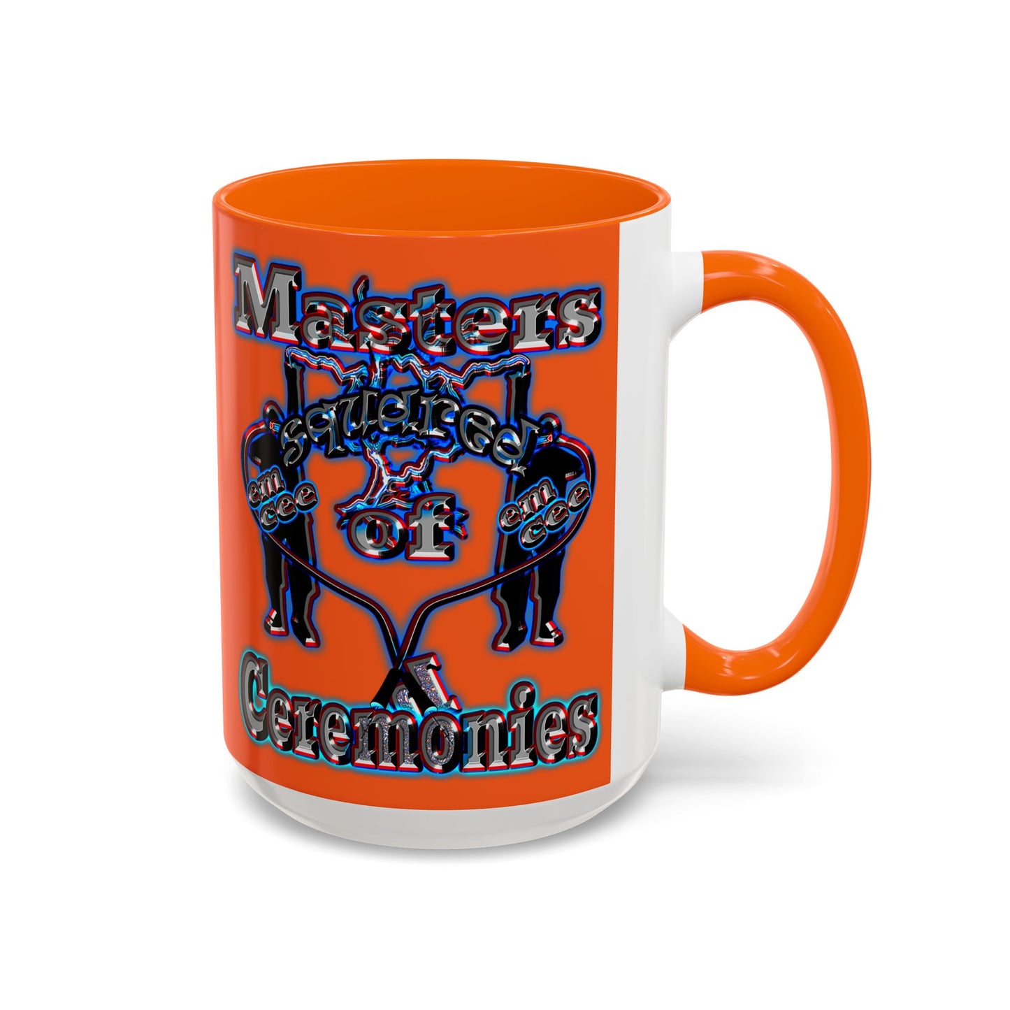 em cee squared - Accent Mug (orange)