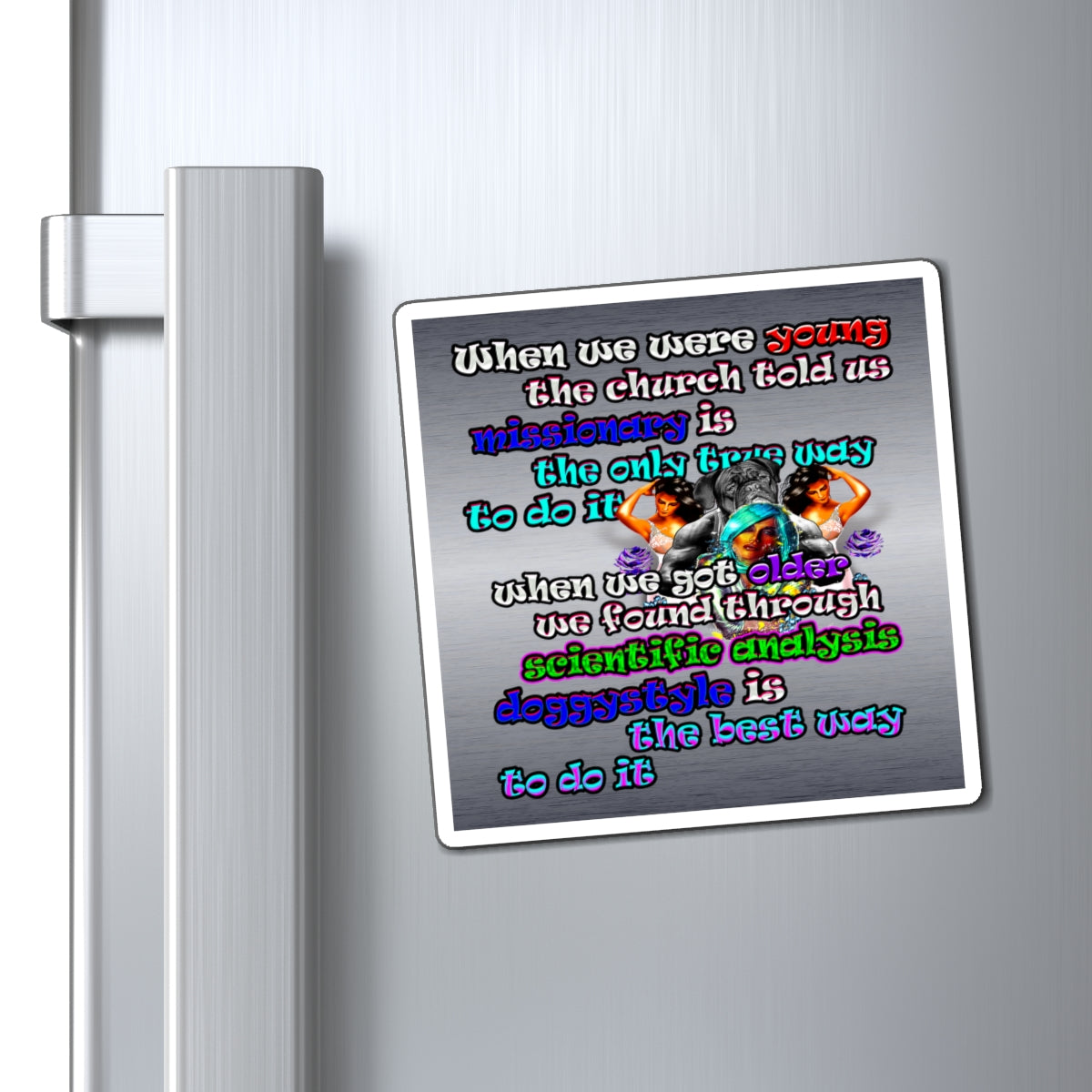 doggystyle - Magnets - (brushed nickel)