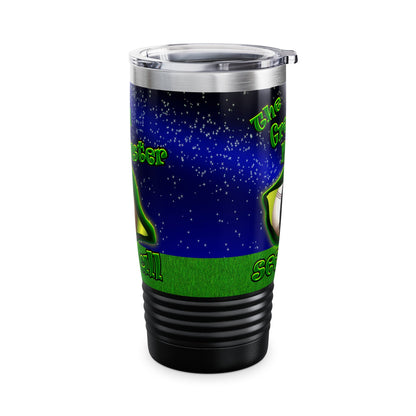 green monster - Ringneck Tumbler, 20oz ('snoops' background)