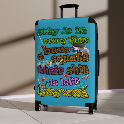 the bum's shit - Suitcase (turquoise)