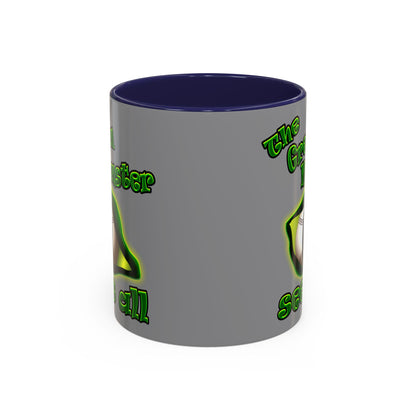 green monster - Accent Mug (grey)