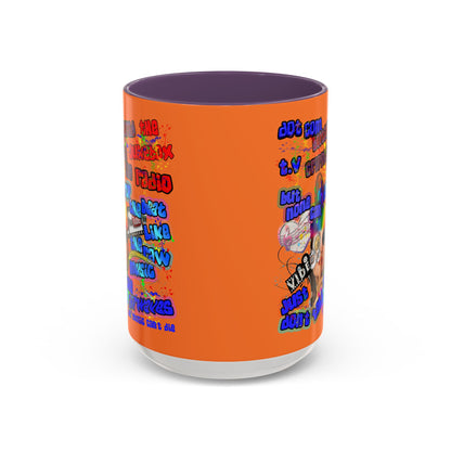 drop the beat - Accent Mug (crusta)