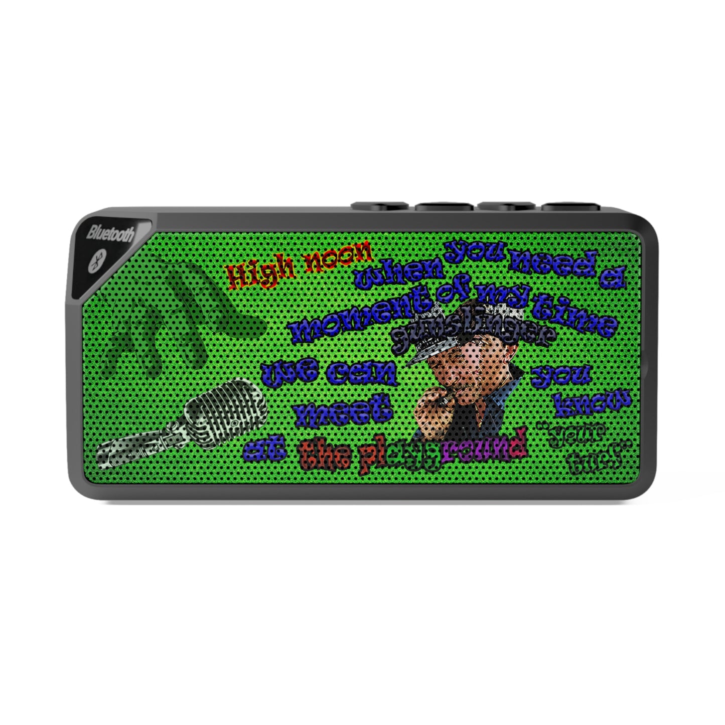 high noon - Jabba Bluetooth Speaker (green turf)