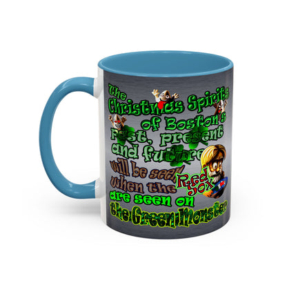 christmas spirits of boston - Accent Mug (brushed nickel)
