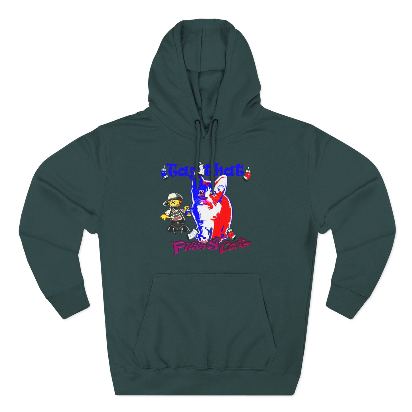 tag that - Three-Panel Fleece Hoodie