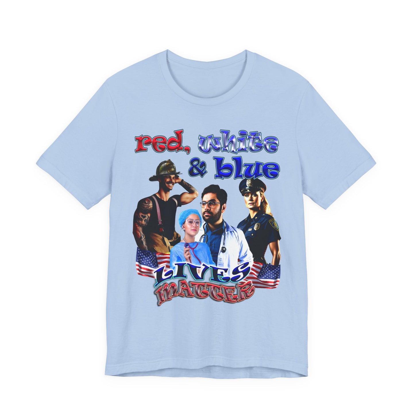 rw&b lives matter - Unisex Jersey Short Sleeve Tee