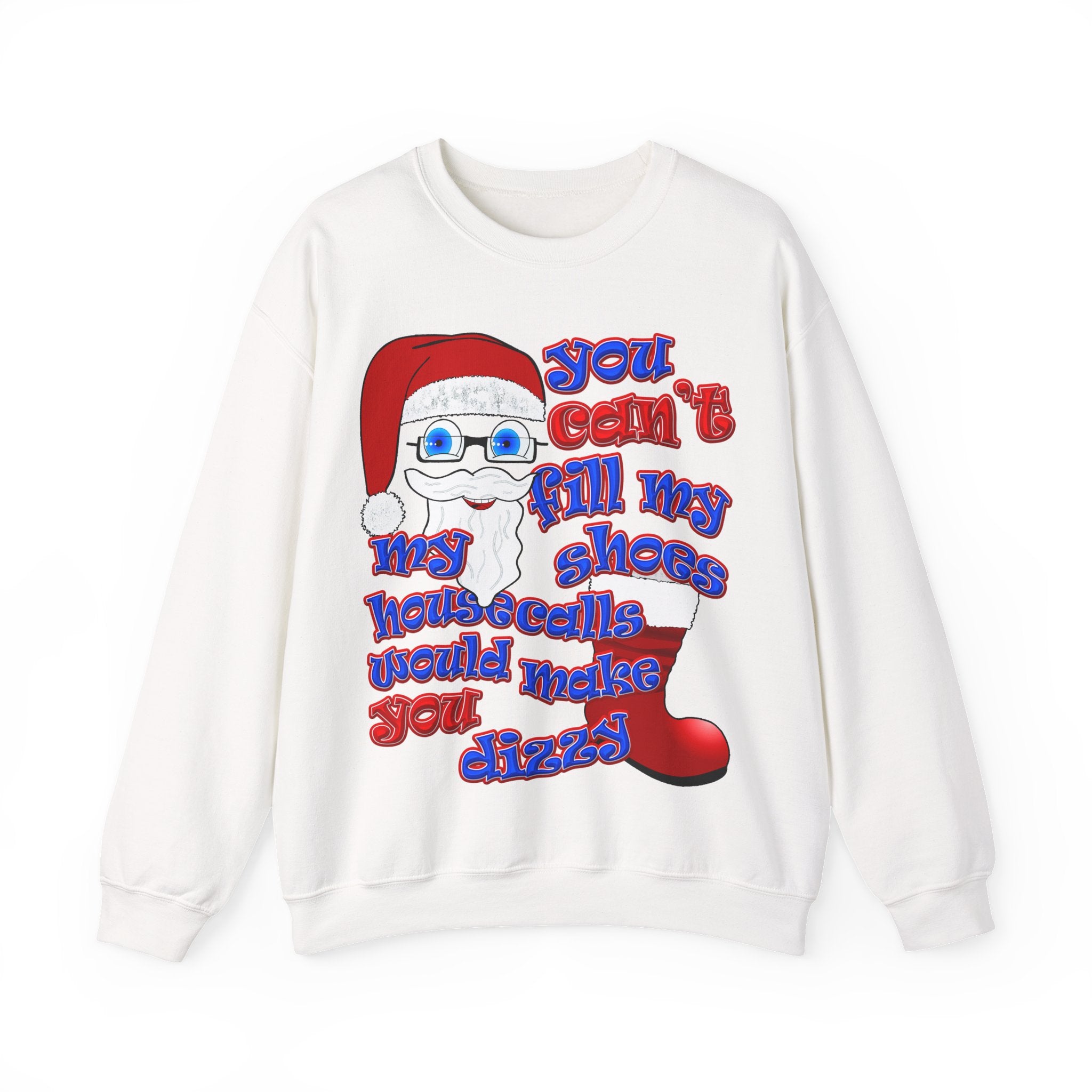 santa's shoes - Unisex Heavy Blend™ Crewneck Sweatshirt