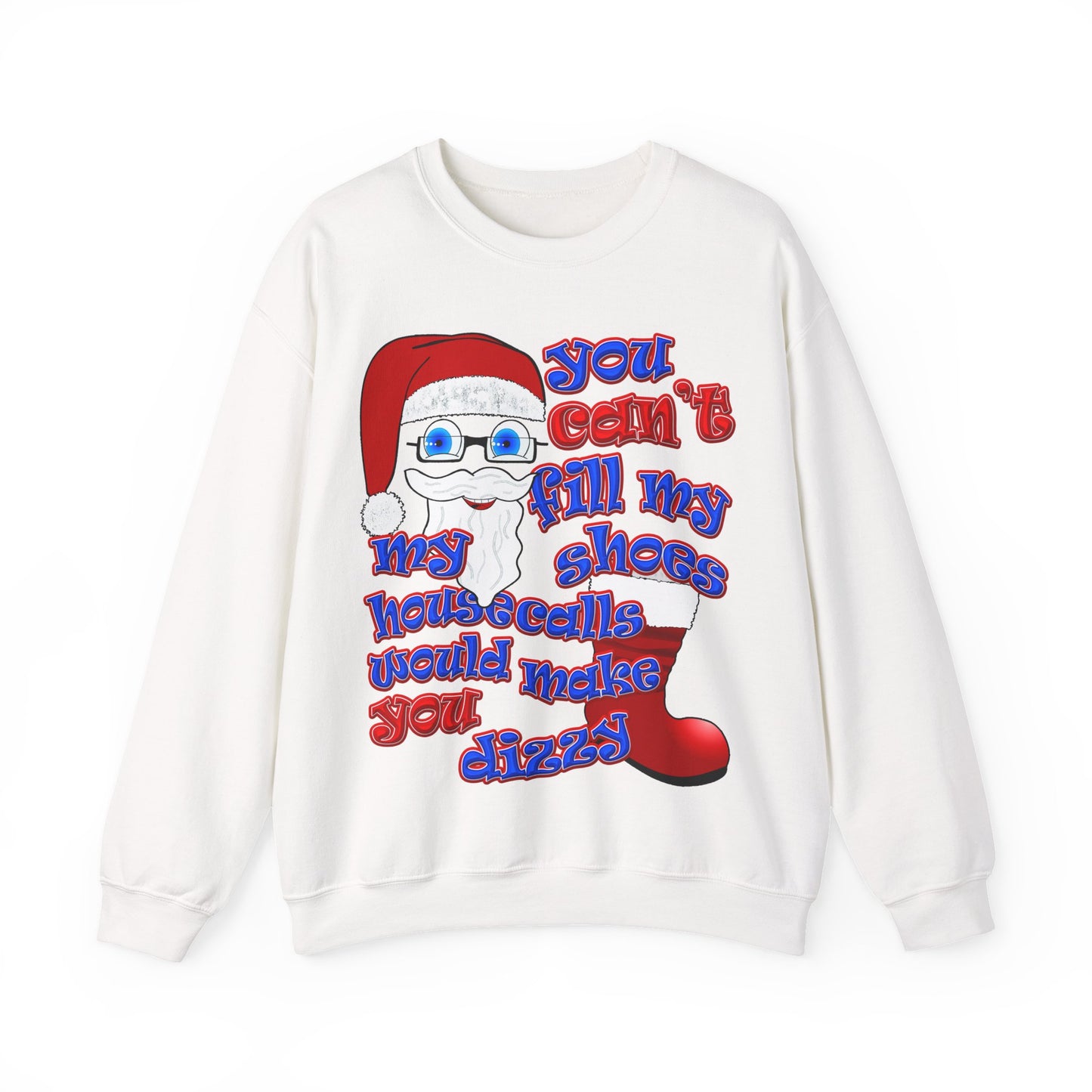 santa's shoes - Unisex Heavy Blend™ Crewneck Sweatshirt