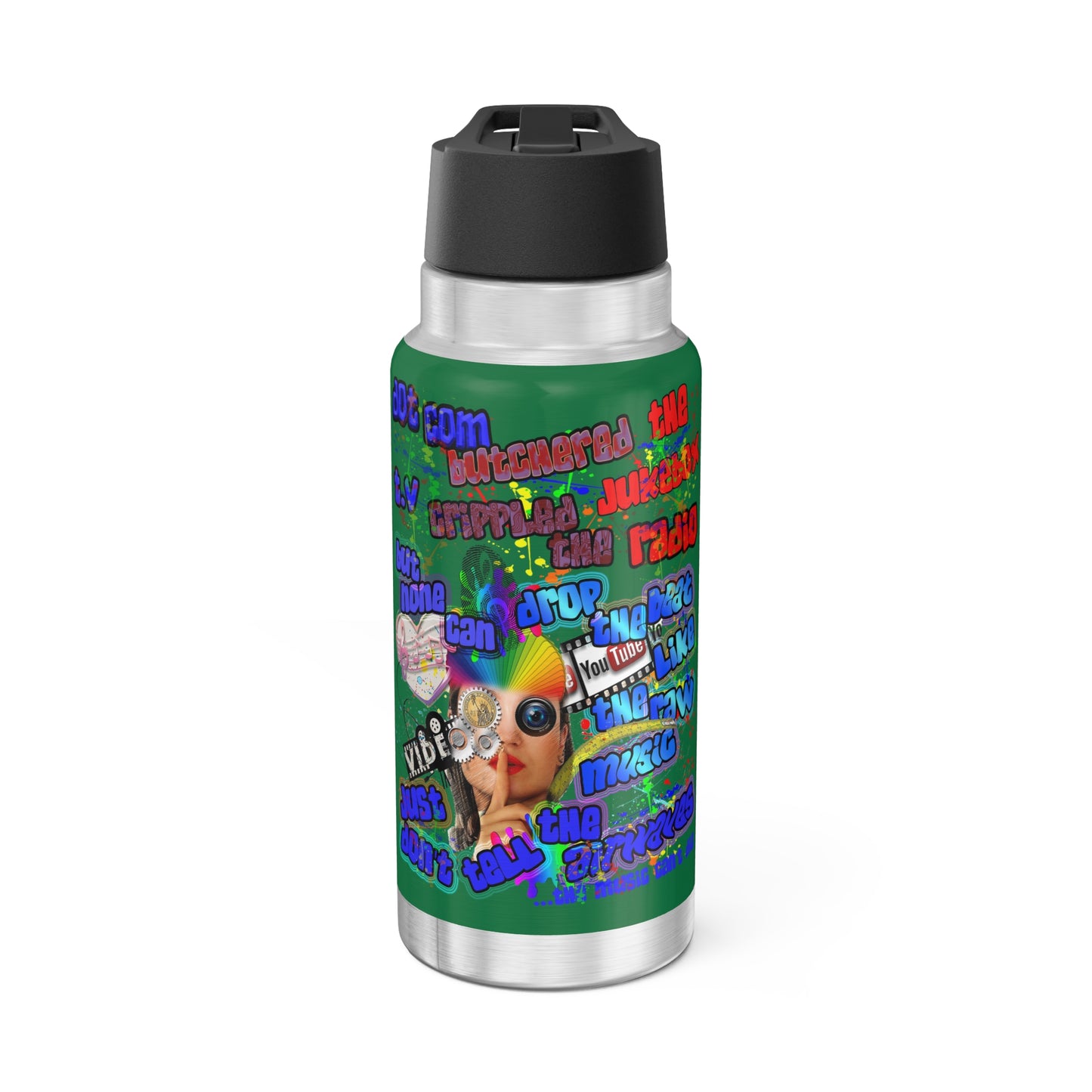 drop the beat - Gator Tumbler, 32oz (dark green)