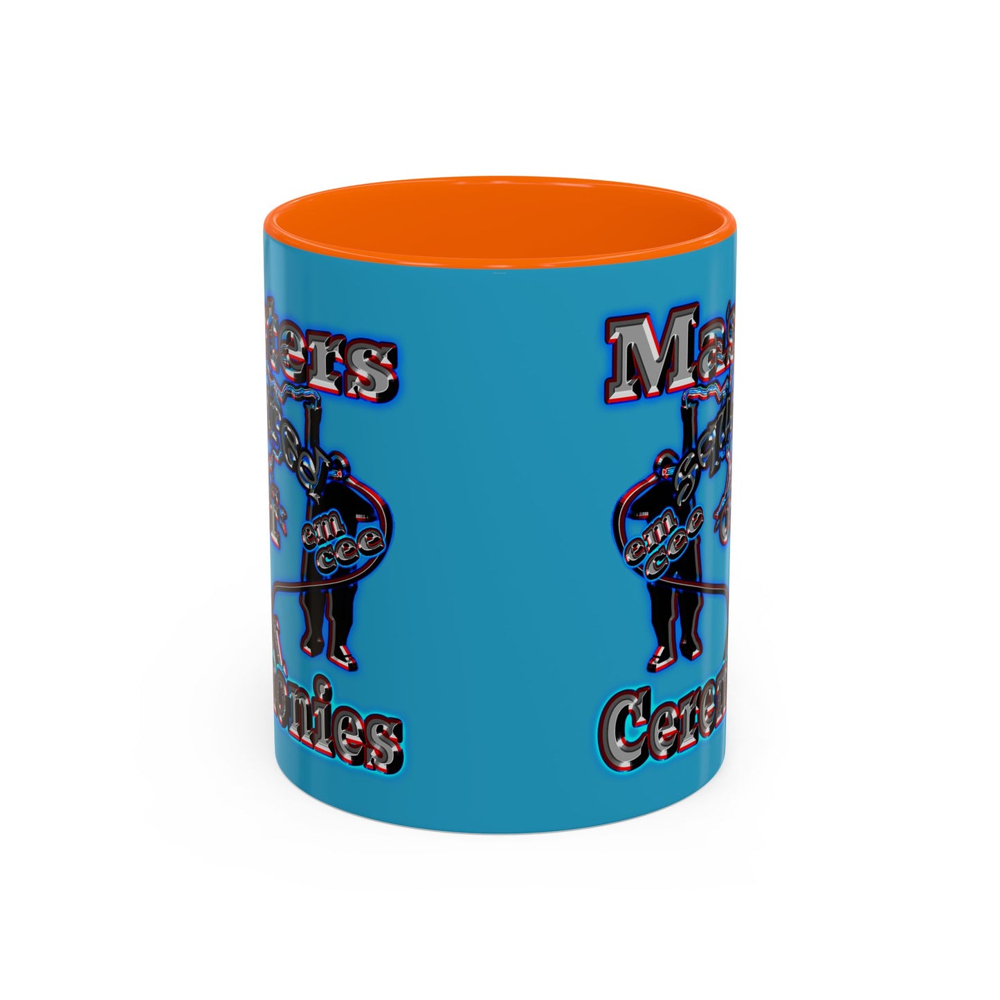 em cee squared - Accent Mug (turquoise)