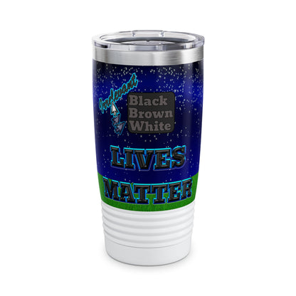 irrelevant - Ringneck Tumbler, 20oz ('snoops' background)