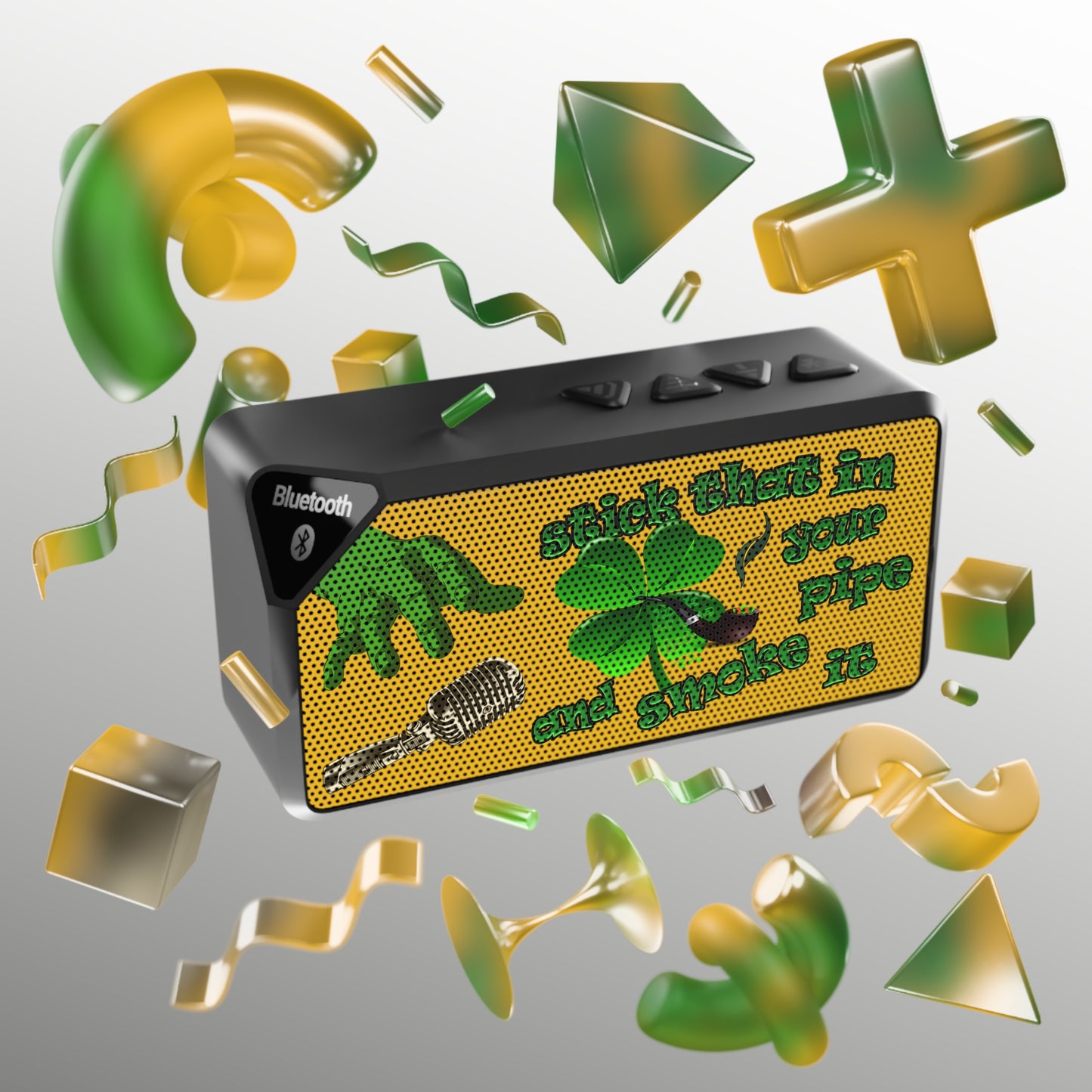 stick that in your pipe and smoke it - Jabba Bluetooth Speaker (yellow)
