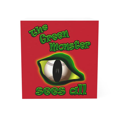 green monster - note cube (dark red)