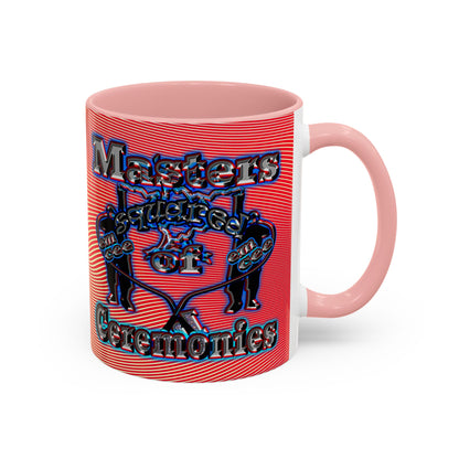 em cee squared - Accent Mug (yellow-orange wave)