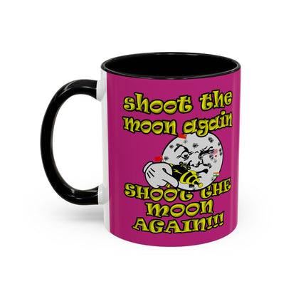 shoot the moon again - Accent Mug (pink)