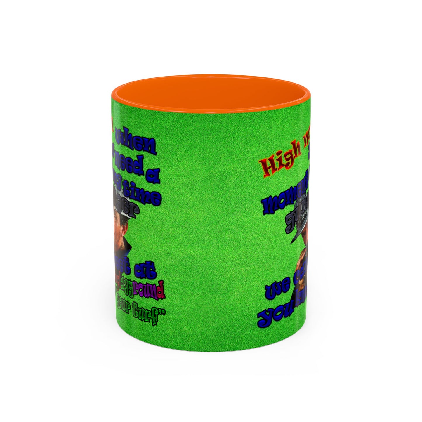 high noon - Accent Mug (green turf)