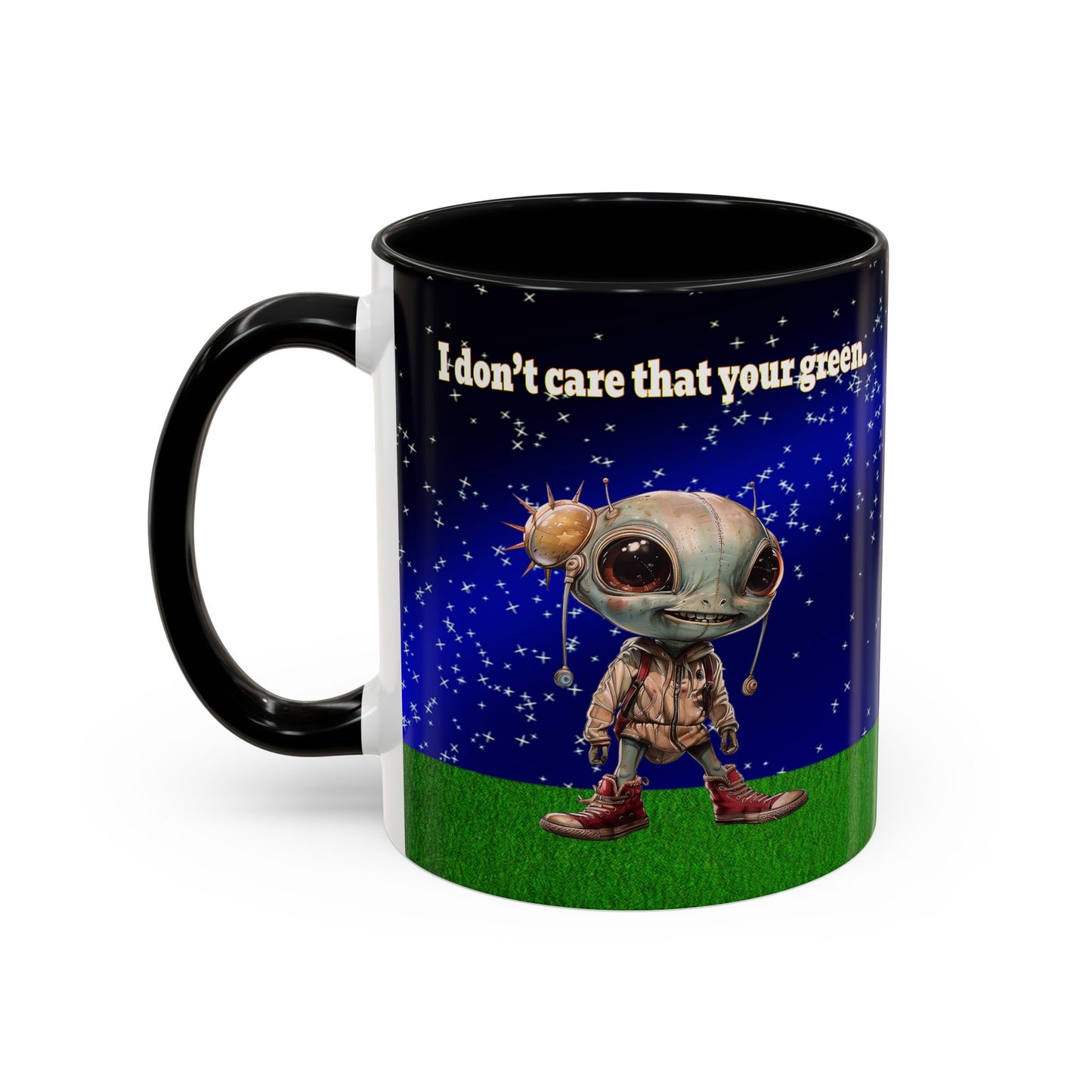 I don't care that your grey - Accent Mug ('snoops' background)