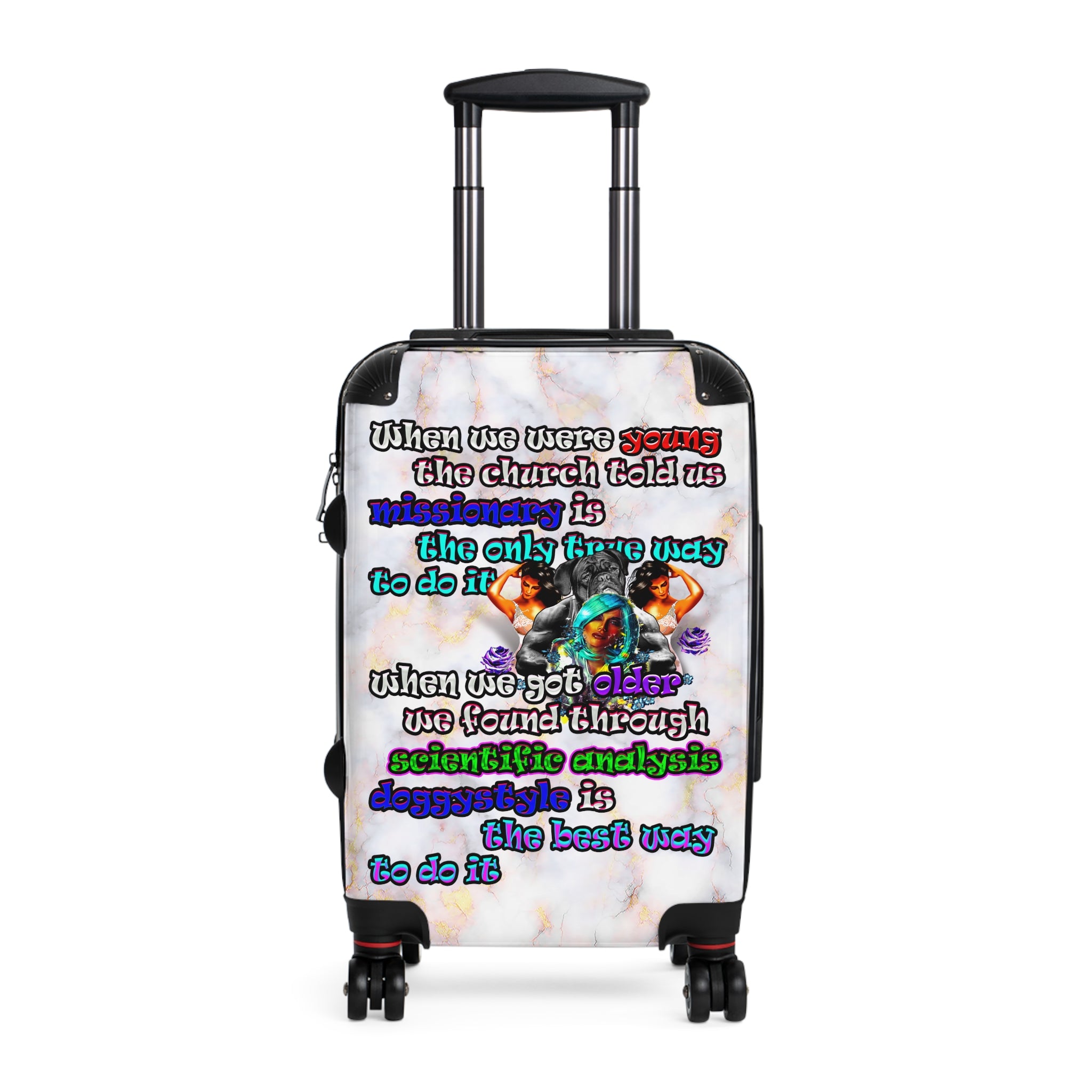 doggystyle - Suitcase (white marble)